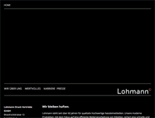 Tablet Screenshot of lohmann-druck.de